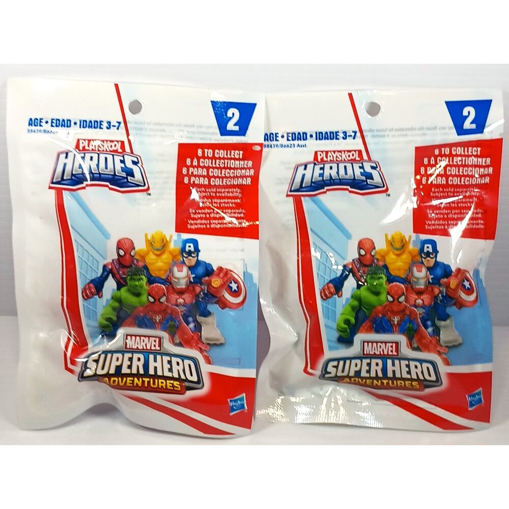 Hasbro Playskool Heroes Series 2 MARVEL SUPER HERO ADVENTURES 2 Blind Bag Bundle